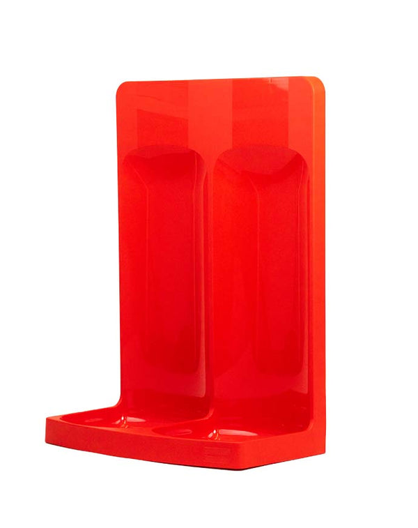 Double Extinguisher Stand Red